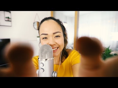 Apua rauhoittumiseen 😚 ASMR Suomi • Lähikuiskauksia • Käsiliikkeitä