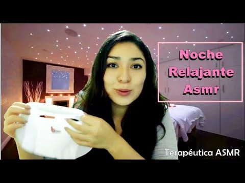 ASMR Noche Relajante / Voz Suave y Susurros  Spanish
