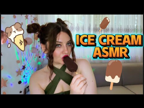 ASMR | Eating Ice Cream 🍦 DELICIOUS CRUNCHY AND SLURPING SOUNDS 😋