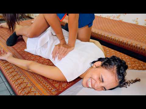 ASMR: I Fell Asleep Instantly with Pattaya Barbershop Full Service Massage