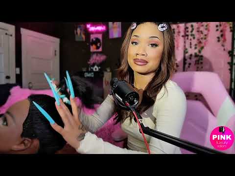 ASMR ~ Ghetto Hairstylist Does Your Hair And Involves You In The Salon Drama