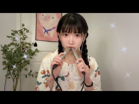 ASMR 免疫专属 黏糊糊的啃麦口腔音 Mic Nibbling｜Mouth Sounds