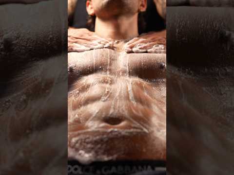 Ever had warm foam on your chest like this?
