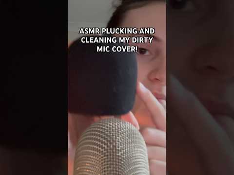 Full video is linked! #asmr #relax #mouthwhisper #tingles #micscratching #plucking #cleaning