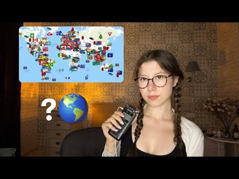 ASMR Let’s Play: Guessing Geographical locations (geoguessr)🌎