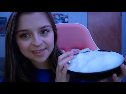 ASMR~ Playing With Snow