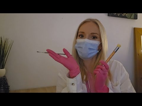 ASMR | medical doctor appointment visit | neuro exam | face touching | personal attention