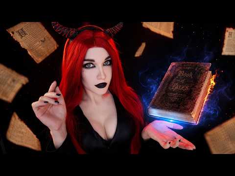 АСМР Демон почитает тебе перед сном 😈✨ASMR Demon Reads You to Sleep 📖✨