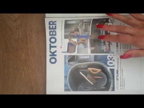 ASMR-Finger tracing/page turning magazine