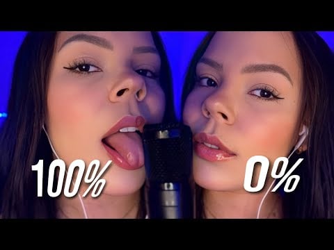 0% ASMR vs 100% ASMR | MOUTH SOUNDS