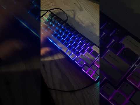 💤 ASMR layered audio: Clicky clacky rainbow keyboard typing 🌈💤