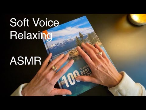 Best Places to Visit in the USA Book Flip ~ Calming ASMR for Sleep