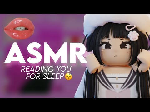 Roblox ASMR ★READING you bed time stories for SLEEP😴💤👄