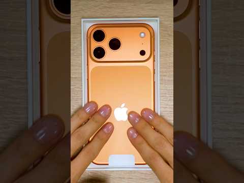 YA TENGO EL NUEVO IPHONE 17 PRO MAX Y ASÍ SUENA #asmr #shorts #asmrsounds #unboxing