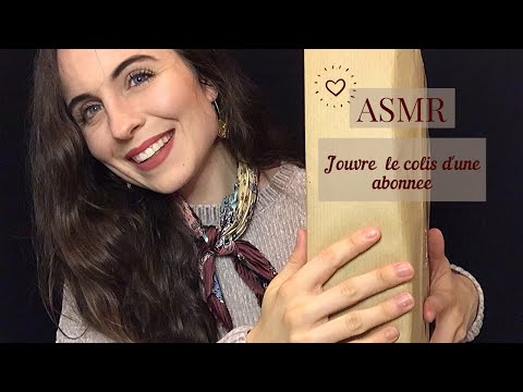 ASMR FRANCAIS 🌙 -  UNBOXING : J'ouvre le colis d'une abonnée 📦 ❤️