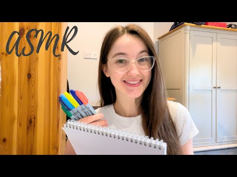 ASMR Art Student Drawing You With Felt Tip Pens