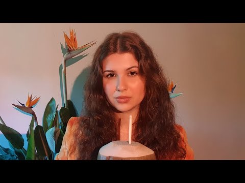 ASMR Roleplay fr - Une amie prend soin de toi sur une mystérieuse île (soft-spoken & layered sounds)