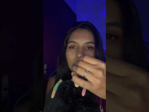 Asmr minhocas no seu cabelo 🐛 #asmrshorts #asmrmukgbang #asmrcommunity