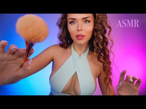 ASMR | Gentle Face Brushing While I Tell You The Secret to Happiness 🙂