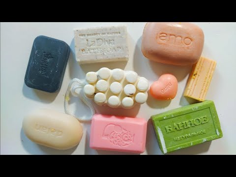 Dry Soap carving ASMR\ relaxing sounds\ No talking. Satisfying ASMR video\ Cutting soap