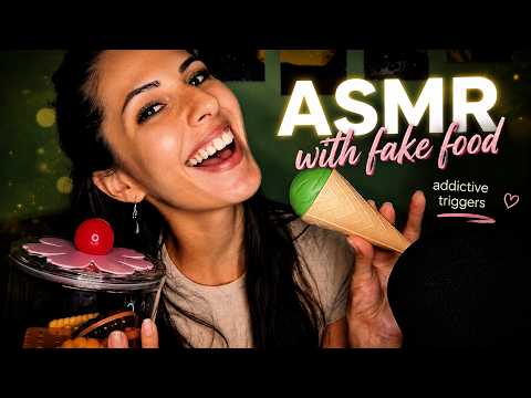 ASMR with Fake Food🍦Addictive Triggers  🧇АСМР На Български с фалшива храна🍫