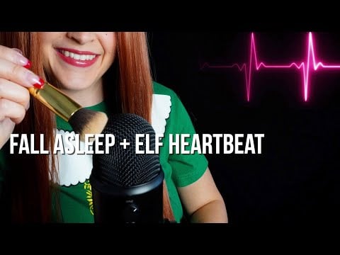 An Elf Helps You Sleep With Heartbeat, Mic Brushing & Whispers + The First Day Of Christmas [ASMR]