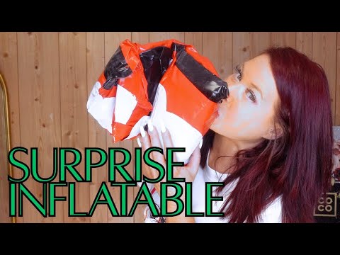 EXCITING inflatable with Amanda Lynn
