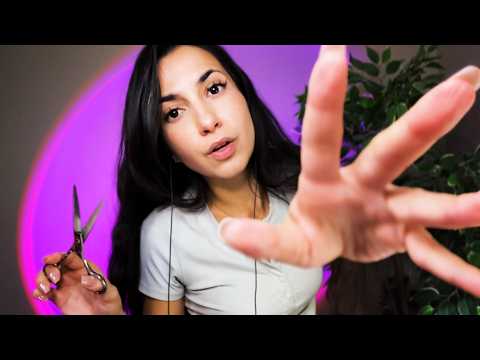 ASMR Fast & Tingly Energy Cleansing ✨(Cord Cutting & Hand Sounds)