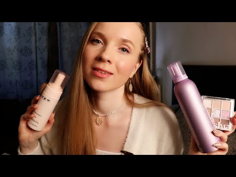 ASMR SUOMI Kosmetiikka Ostoksia💕 Esittely video🧴Kuiskauksia Rentoutumiseen