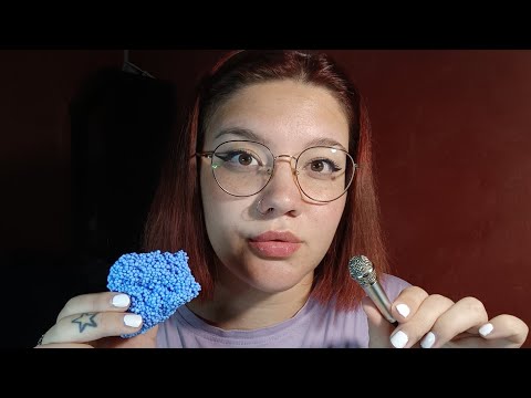PLAY FOAM WITH MINI MIC😴💜 | ASMR ITA