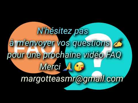 N'hésitez pas m'envoyer vos questions,pour une prochaine vidéo FAQ. ✍