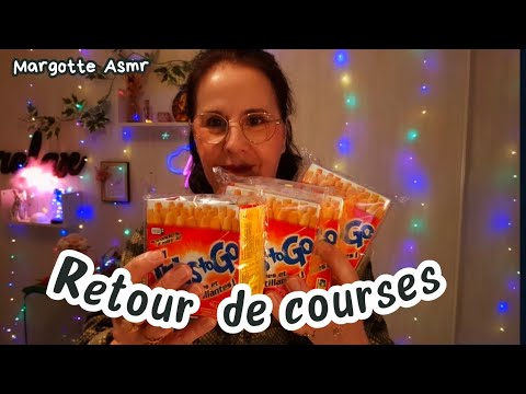 Asmr français,  "Petit retour de courses "