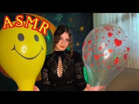 Balloons ASMR | Inflating, Playing, Popping | AMAZING Squeaky Sounds 🥰