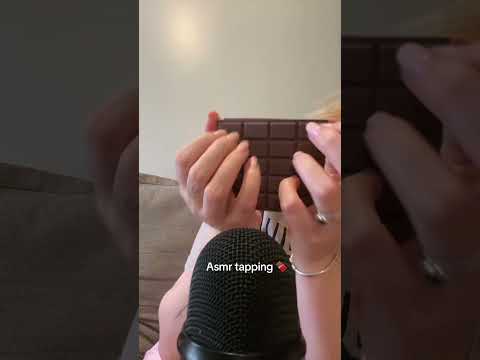 Asmr chocolate tapping #asmr #asmrshorts