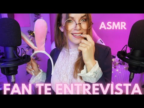 ASMR FAN COQUETA ENTREVISTA AL YOUTUBER MÁS FAMOSO