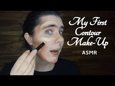 ASMR I tried contour makeup for the first time...