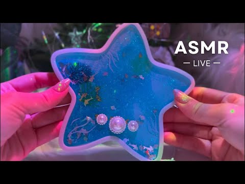 LIVE ASMR🩵 (No talking,No mouth sounds) #shorts #livestream