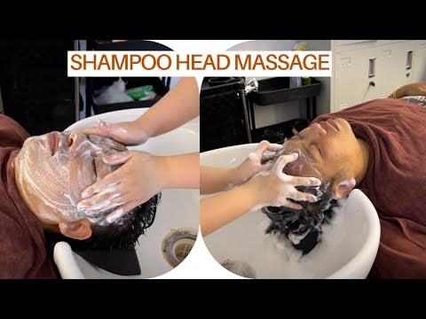 ASMR Relaxing Shampoo Head Massage
