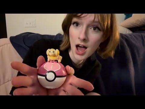 building a pokemon LEGO figure ASMR 👷(soft spoken, southern accent)
