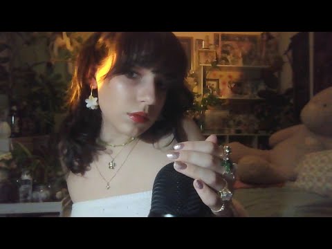 ASMR ⋆｡ﾟ☁︎｡⋆🌼｡ﾟ⋆ speaking spanish, phrases & trigger words