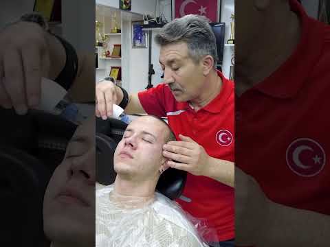 #asmr #massage #sleeprelief #turkishbarber #skincare #barber #haircut #shorts #short