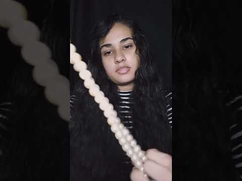 ASMR COM PÉROLAS #asmr #asmrportuguês #viralshort #viral #miçanga #shortvideo #sonsasmr #dormir