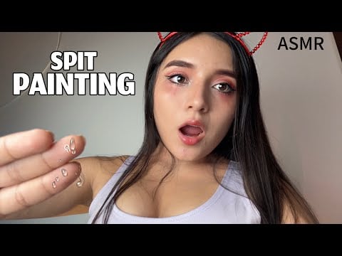 SPIT PAINTING asmr ♡ Rolepl4y
