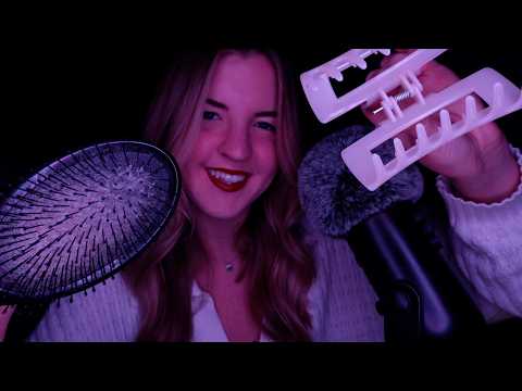 ASMR | Taking Care of You (hair clipping, brushing, energy plucking) *custom asmr*