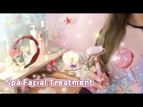 ASMR Relaxing Spa Facial Treatment🧜‍♀️💕 (Roleplay)