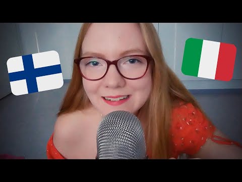 ASMR SUOMI // Yritän puhua italiaa 🇮🇹 Trying to speak Italian