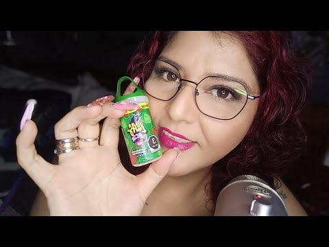 ASMR con Lucas muecas de sabor sandía 