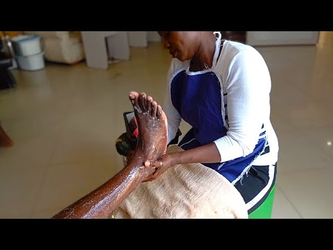 ASMR : Deeply Relaxing Pedicure And Leg Massage - Felt So Good