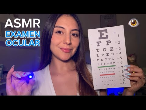 ASMR EXAMEN OCULAR 👁️ ROLEPLAY MEDICO 
