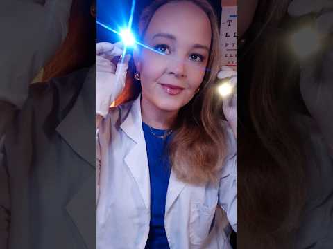 ASMR The Most Detailed Eye Exam Light Triggers #shorts